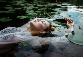 девушка, в воде, фото, Александр Гранкин