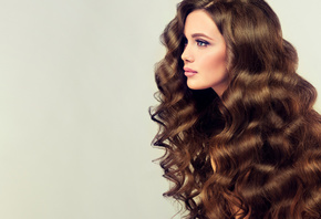 girl, hair, brown, hair, Beautiful, long, curls, hair, curly