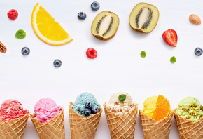 , colorful, , , fruit, cone