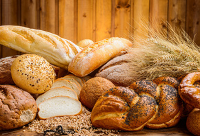 кренделя, пшеница, еда, хлеб