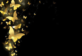 gold, color, butterfly, wallpaper, butterfly, background, gold, golden, des ...