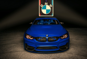 логотип, BMW, авто, подсветка, фон