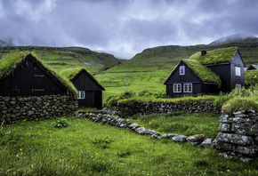 , , , , faroe, islands, , , husevig, sandoy, husavik, island