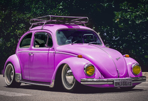 Volkswagen, ретро, стиль, цвет