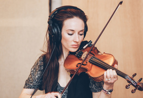 Violin, Girl, Music