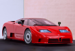 Bugatti, цвет, красный, заставка