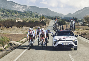 bicycles, Citroen C5X, , Citroen, crossover, team