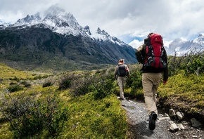 Torres del Paine National Park, hiking route, Chile, Patagonia