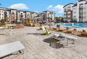 Luxury Apartments, pool, green space, fire pit