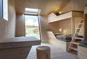 Norway, Luster, Wooden Cabins, mountains, Tourist Cabin, Snohetta