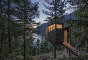 Odda, holiday houses, Norway, cottages, nature, exceptional treetop cabins