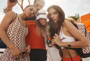 Michael Kors and Ellesse, 2022 capsule campaign, Emily Ratajkowski, Miami