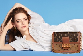 Louis Vuitton, Dauphine Bags Spring Summer 2022 campaign, Emma Stone