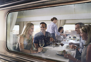 Australia, Indian Pacific Train, Platinum Service, Dining Onboard
