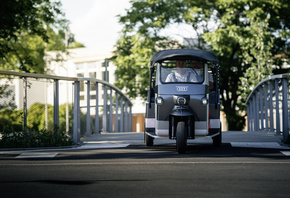 Audi, German–Indian start-up Nunam, electric rickshaw