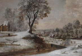 Jacques d Arthois, Flemish, Winter landscape