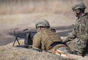 Combat Arms Training, M240, light machine gun, Fuji, Japan