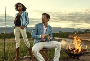 sunset, Magadi, Kenya, fashion, Wild Side of Elegance, KOY Spring Summer 2020 campaign