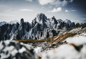 winter, mountain