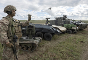 British Army, Future Soldier, un-crewed aerial systems, air defence, logist ...