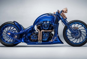 Harley-Davidson, Bucherer, special edition bike, Harley-Davidson Blue Editi ...