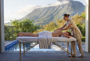 Cape Winelands, South Africa, Delaire Graff Spa