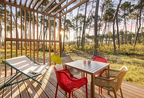 Center Parcs, resort, cottage, Landes, France