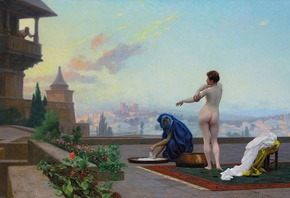 Jean-Leon Gerome, French, 1889, Bathsheba