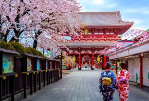 Senso-ji, ancient Buddhist temple, Tokyo, Japan