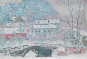 Claude Monet, French, 1895, Norway, Sandviken Village in the Snow