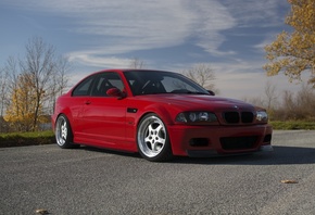 BMW, BMW M3, M3, E46, BMW E46, Red