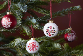 Holiday Decoration, Christmas Tree, baubles