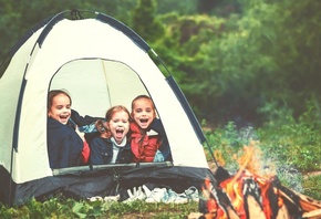 adventure, tourism, kids, nature, camping