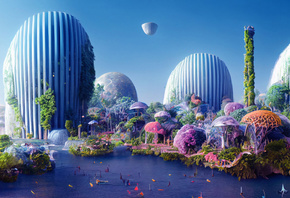 Future Dimensions, Houses made of mushrooms, innovation