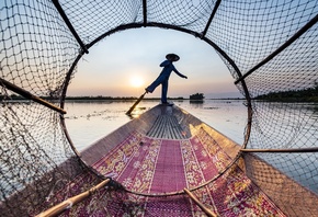 Fisherman, Inle Lake, Myanmar