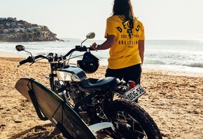 adventure, Australian custom motorcycle, Deus Ex Machina, bikers