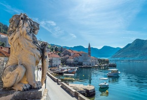 Boka Bay, Montenegro, Adriatic Sea, Perast