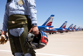 BR 03 Type A Patrouille de France, French Air, black ceramic chronograph, Dornier Alpha Jet