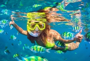 Snorkeling, Cancun, Mexico