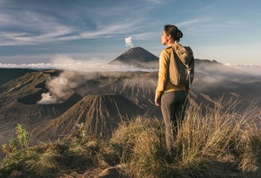 Mount Bromo, Somma volcano, East Java, Bromo Tengger Semeru National Park,  ...