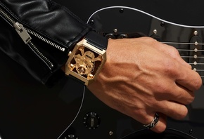 Bell and Ross, watch design, Bell and Ross BR 01 Cyber Skull Bronze