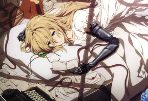 Violet Evergarden, Anime, Art