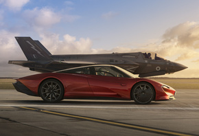 McLaren has, hypercar, McLaren Speedtail, Lockheed Martin F-35 Lightning II ...