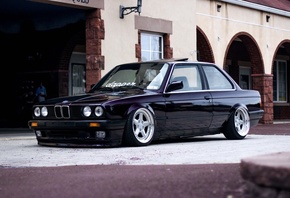 BMW, BMW E30, Stance