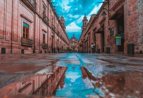 Morelia Cathedral, Catholic Church, Morelia, Mexico