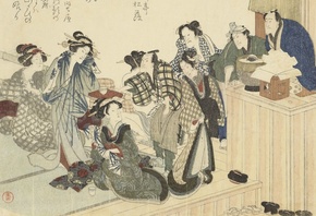 Kubo Shunman, Fine Japanese Art, kabuki actors