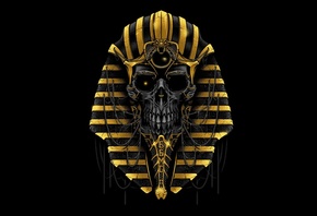 Egypt, Pharaoh, skull