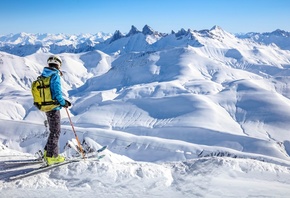 Skiing, French Alps, Ski Resort