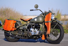 1942, harley davidson, , 