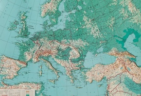 Europe, 1956, Separate Map